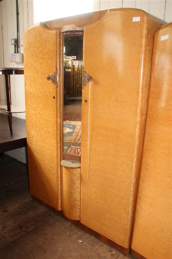 Gents Birds Eye maple wardrobe(-)